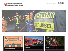 Tablet Screenshot of feuerwehr-oberstedten.de